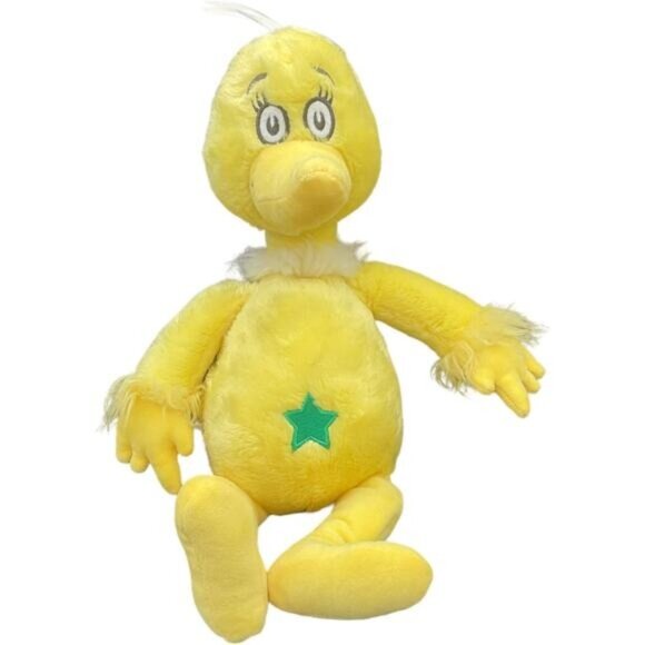 Kohls Cares Dr Seuss The Sneetches Plush Toy 16" Green Star Belly Stuffed Animal - Picture 1 of 2